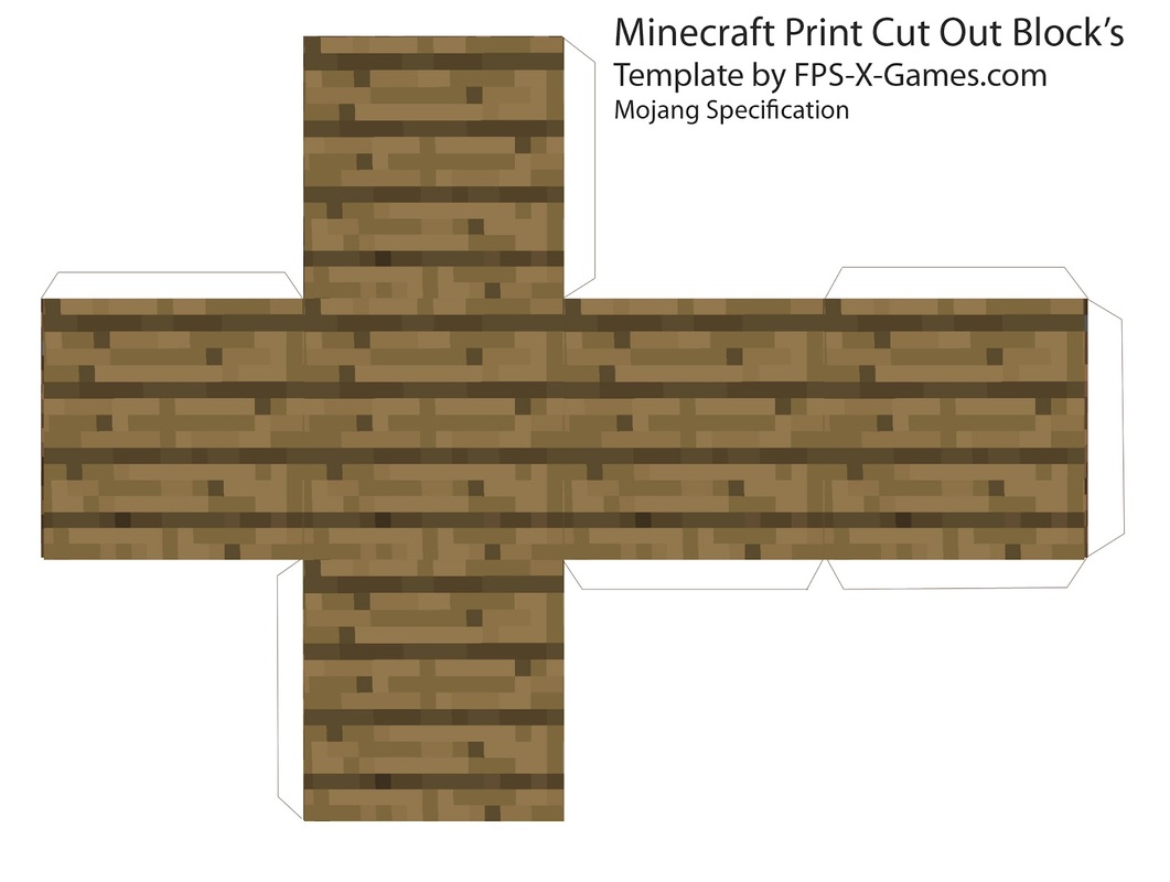 Free Printable Minecraft Papercraft Blocks